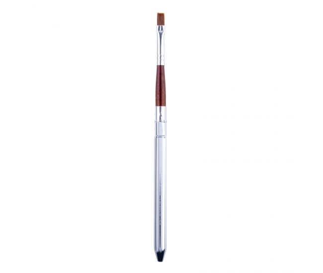 Pensula plata dreapta pentru ruj, Lila Rossa, Luna, rl5f