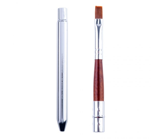 Pensula plata dreapta pentru ruj, Lila Rossa, Luna, rl5f
