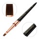 Pensula unghii Flat Gel brush Lila Rossa VIP Premium Kolinsky #4