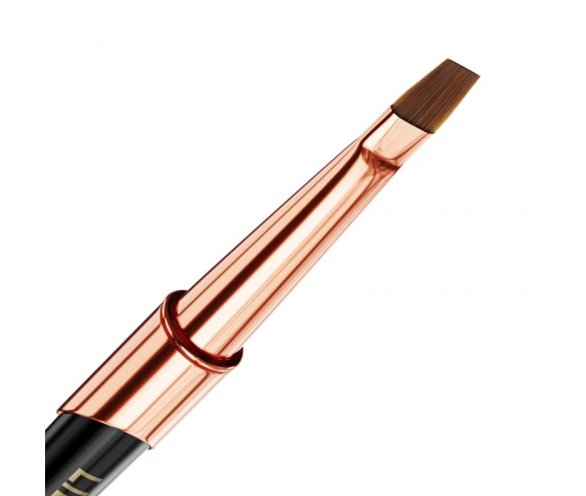 Pensula unghii Flat Gel brush Lila Rossa VIP Premium Kolinsky #6