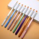 Set 8 pensule unghii Zenail multicolor