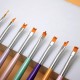 Set 8 pensule unghii Zenail multicolor