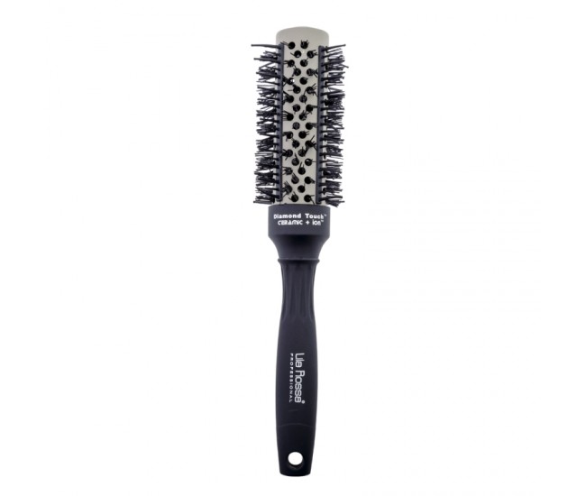 Perie profesionala Lila Rossa Diamond Touch, din ceramica, neagra, dt32