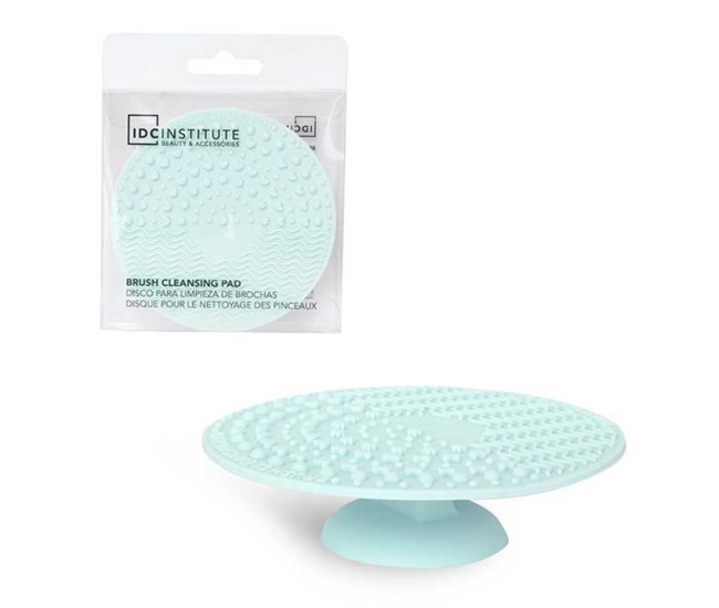 Pad pentru curatarea pensulelor din silicon verde IDC INSTITUTE BRUSH CLEANSING PAD