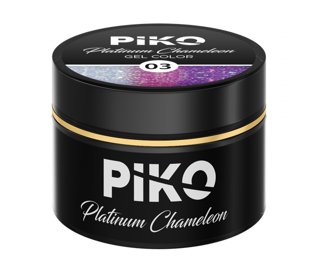Gel color Piko, Platinum Chameleon, 5g, model 03