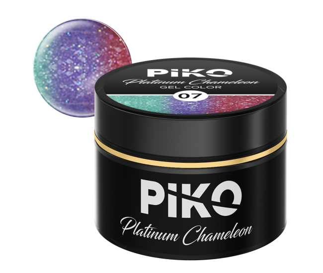 Gel color Piko, Platinum Chameleon, 5g, model 07
