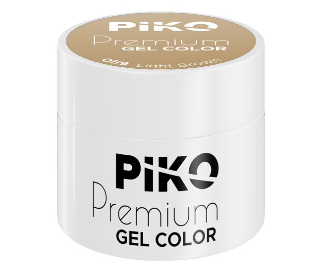 Gel color Piko, Premium, 5g, 059 Light Brown