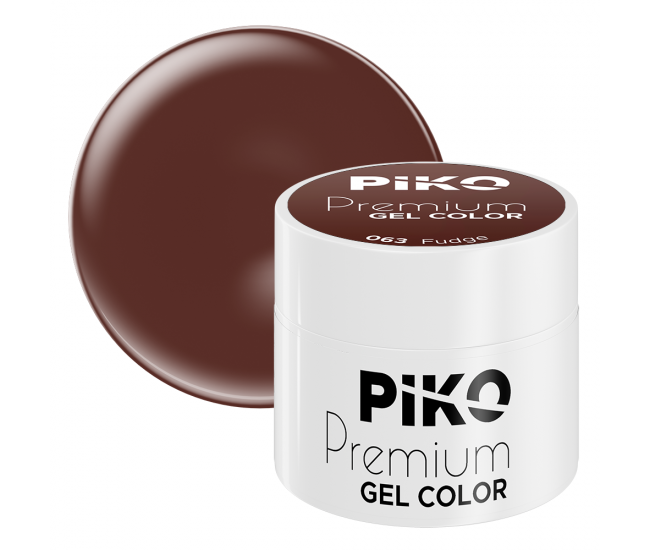 Gel color Piko, Premium, 5g, 063  Fudge