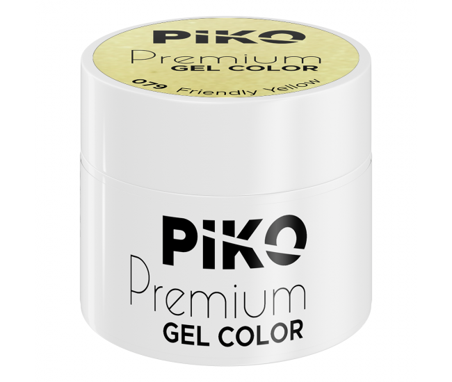 Gel color Piko, Premium, 5g, 079 Friendly Yellow