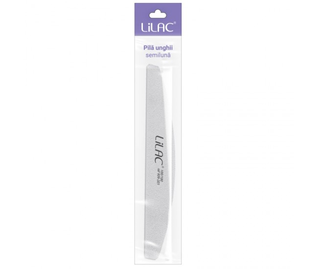 Pila refolosibila Lilac, din carton, semiluna, granulatie 100/180