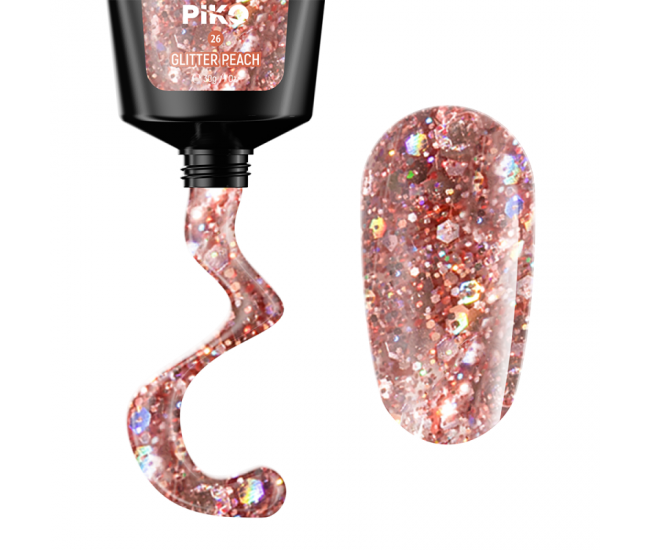 Piko Polygel  26 Glitter Peach