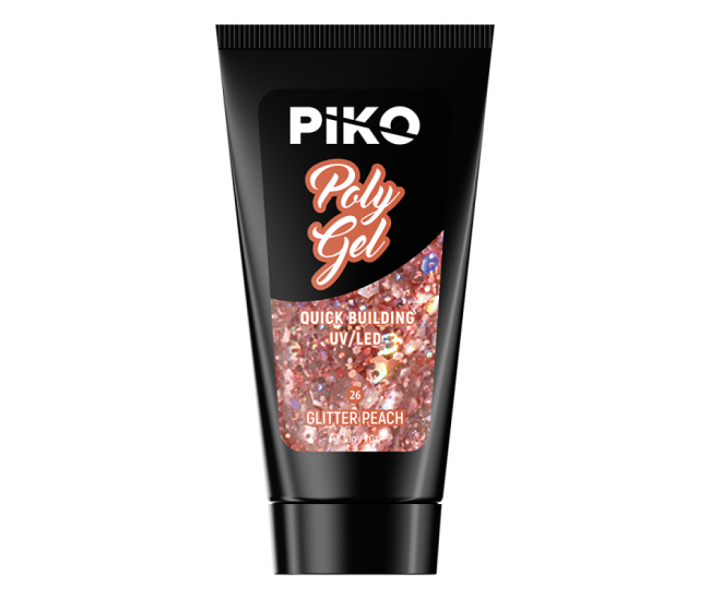 Piko Polygel  26 Glitter Peach