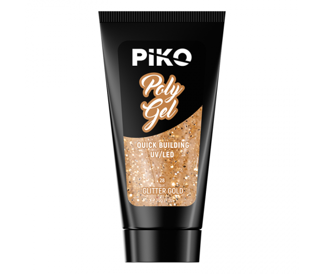 Piko Polygel 28 Glitter Gold