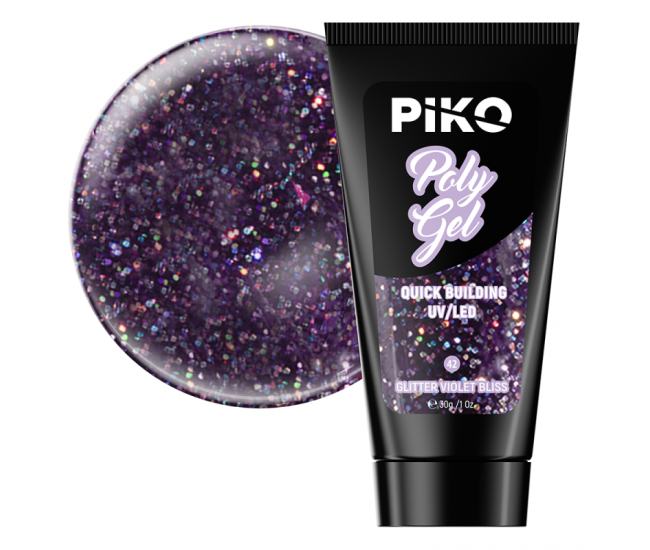 Piko Polygel 42 Glitter Violet Bliss
