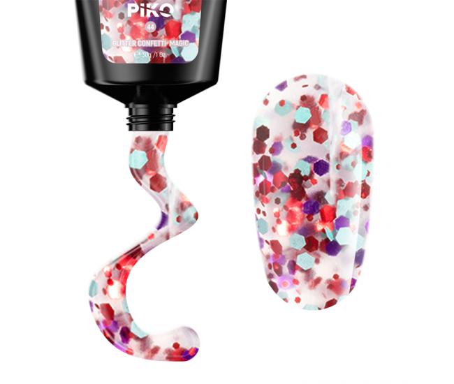 Piko Polygel  44 Glitter Confetti Magic