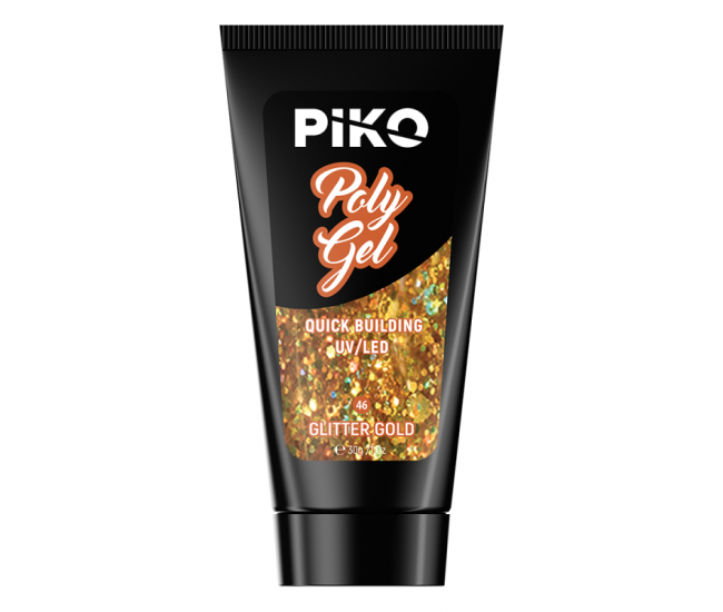 Piko Polygel 46 Glitter Gold