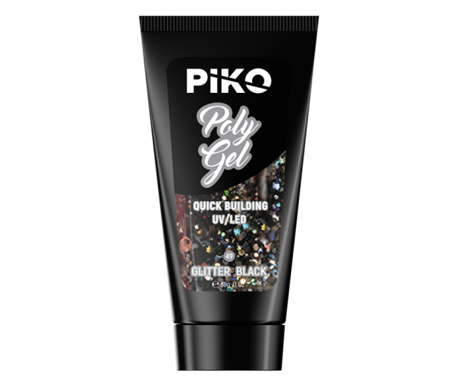 Piko Polygel 49 Glitter Black