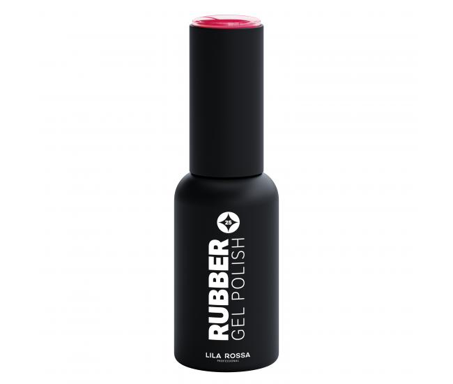 Oja semipermanenta, Lila Rossa, Rubber, 025 Wild cherry lucios, 7 ml