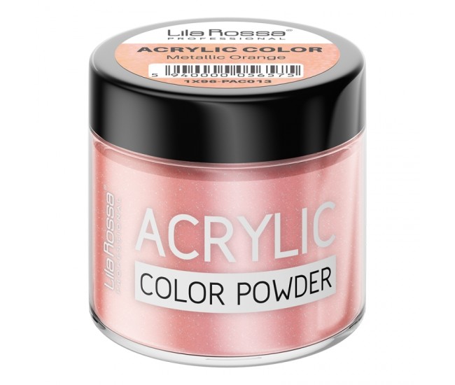 Pudra acrilica color, Lila Rossa, Metallic Orange, 7 g