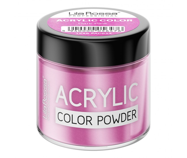 Pudra acrilica color, Lila Rossa, Dark Pink, 7 g