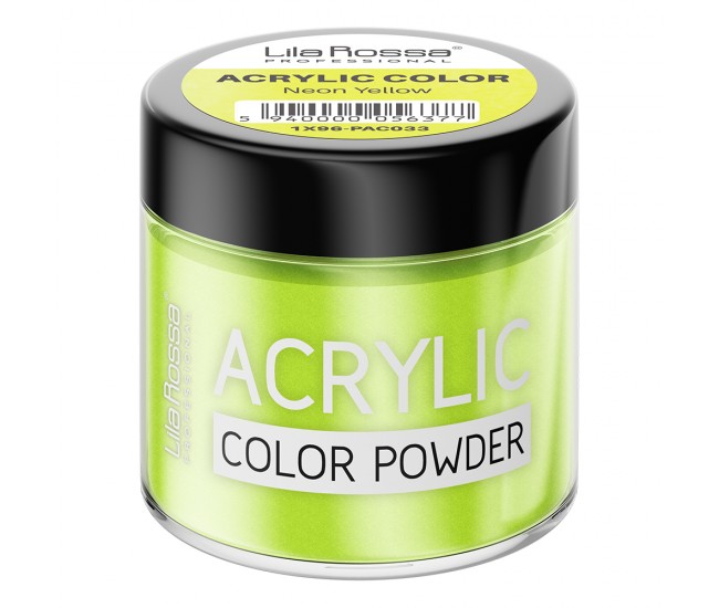 Pudra acrilica color, Lila Rossa, Neon Yellow, 7 g Pudra acrilica color, Lila Rossa, Neon Yellow, 7 g