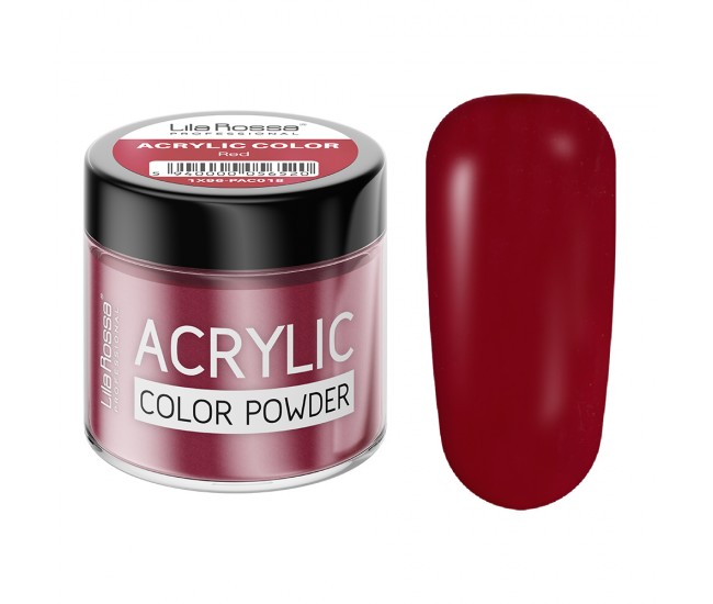 Pudra acrilica color, Lila Rossa, Red, 7 g