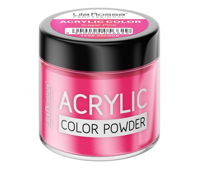 Pudra acrilica color, Lila Rossa, Sugar Pink, 7 g Pudra acrilica color, Lila Rossa, Sugar Pink, 7 g
