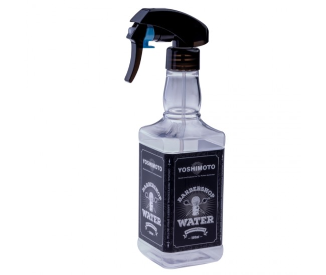 Pulverizator pentru frizerie, din plastic dur, transparent, 500 ml
