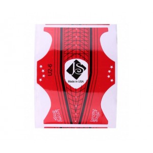 Sabloane unghii fluture, Lila Rossa, 300 buc, U2-6