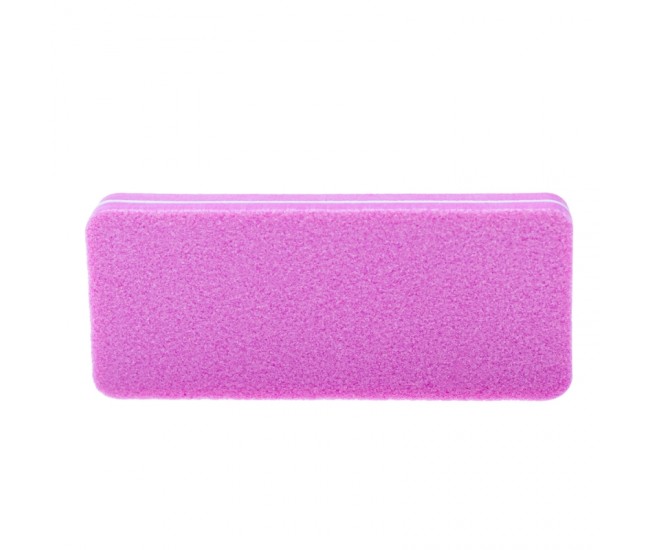 Set 2 buffere pentru luciul unghiei, refolosibile, dreptunghi, roz Lila Rossa
