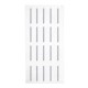 Set bigudiuri permanent pentru gene false Lila Rossa, refolosibile, 10 seturi x 20 bucati/pachet, l
