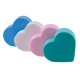 Set bureti Beautyblender, pentru aplicarea fondului de ten, in forma de inima, 4 buc