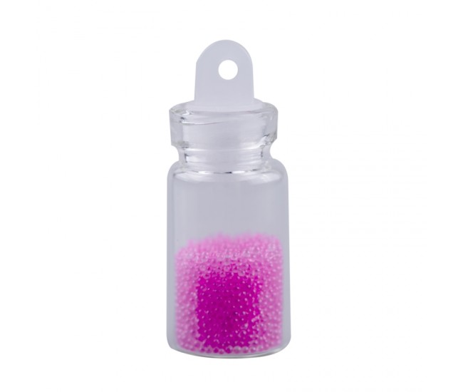 Set decor unghii, sticlute pietricele tip caviar, 12 buc, DU19-4