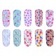 Set folii de transfer Lila Rossa, Blossom Collection, 10 buc