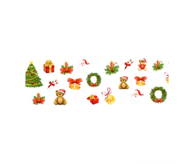 Set folii de transfer Lila Rossa, Christmas Day Collection, 10 buc