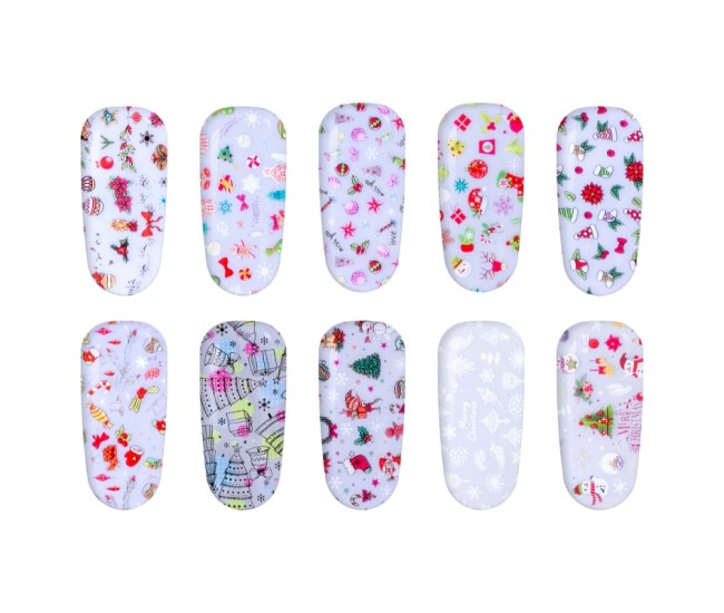Set folii de transfer Lila Rossa, Holiday Collection, 10 buc