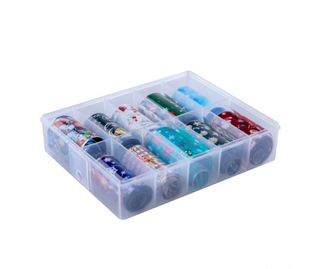 Set folii de transfer Lila Rossa, Magic Winter Collection, 10 buc