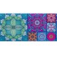 Set folii de transfer Lila Rossa, Mandalla Collection, 10 buc