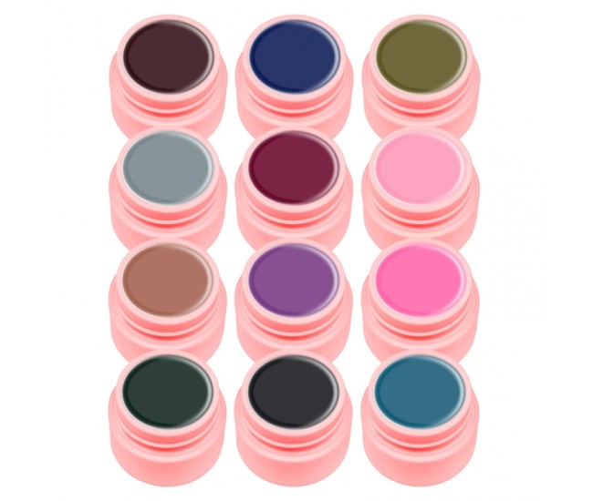Set gel color Canni, Elegant Series, 12 buc geluri