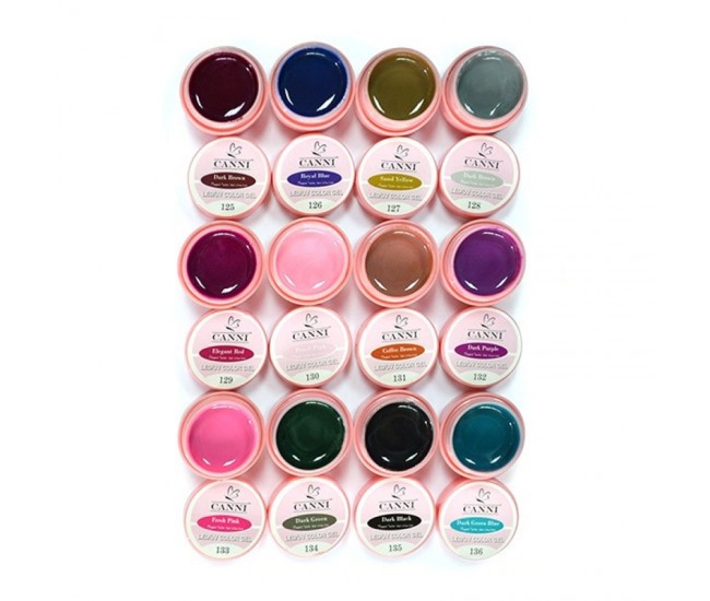 Set gel color Canni, Elegant Series, 12 buc geluri