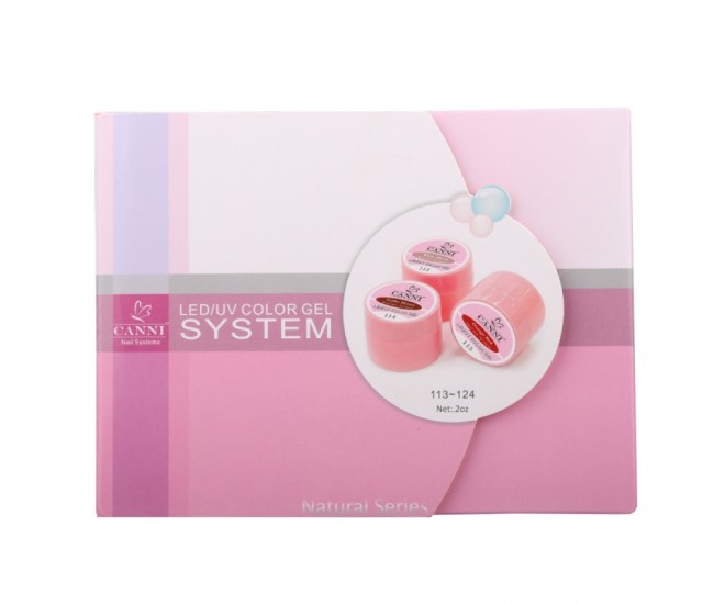 Set gel color Canni, Natural Series, 12 geluri