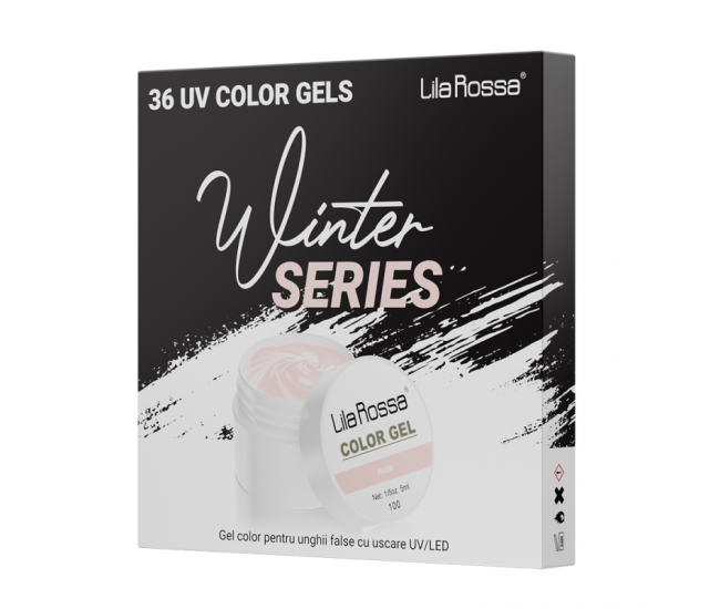 Set gel color Lila Rossa, Winter Series, 36 geluri