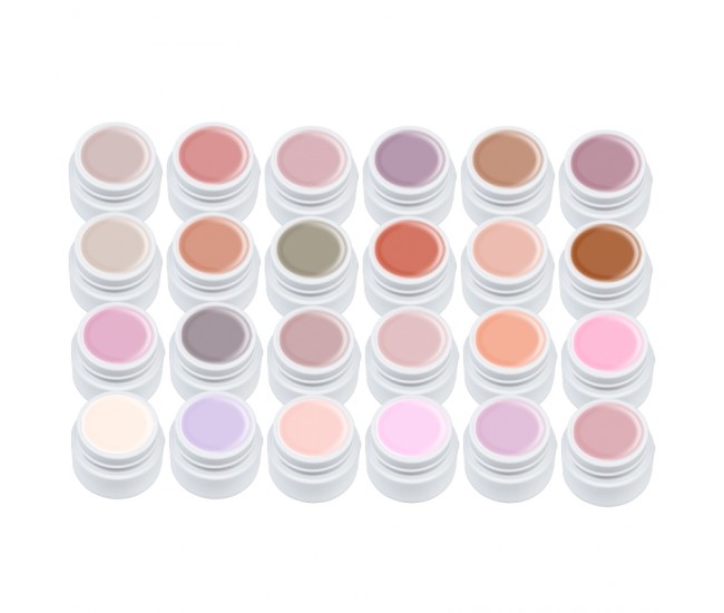 Set gel color Miley, Natural Series, 24 buc x 5 ml, m2402