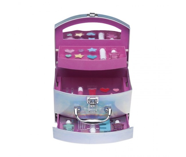 Set paleta machiaj copii tip geanta cosmetice 21 x 17,5 x 14,5 cm