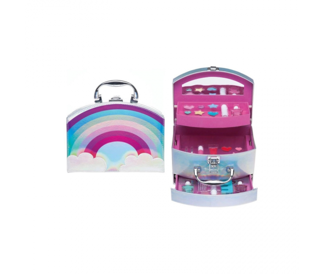 Set paleta machiaj copii tip geanta cosmetice 21 x 17,5 x 14,5 cm