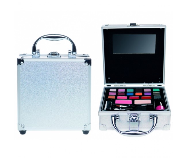Set paleta machiaj tip geanta cosmetice 17 x 15 x 7 cm