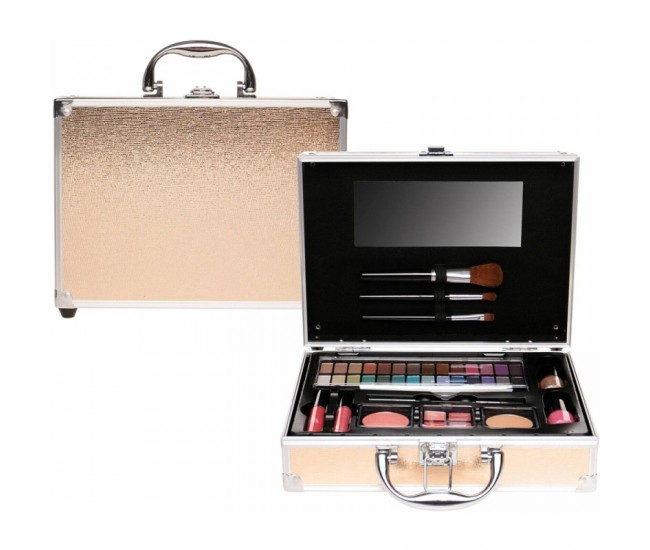 Set paleta machiaj tip geanta cosmetice 23,5 x 20 x 7,5 cm