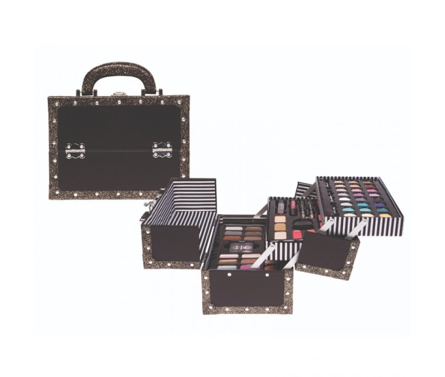 Set paleta machiaj tip geanta cosmetice 24 x 15,5 x 18,5 cm