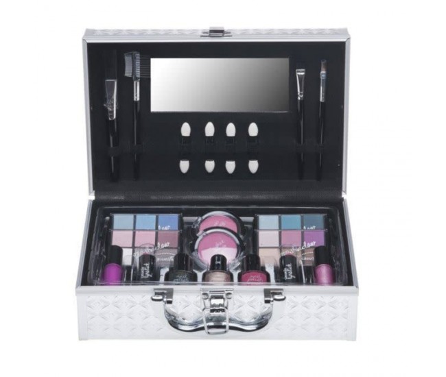 Set paleta machiaj tip geanta cosmetice 25 x 19 x 7,5 cm