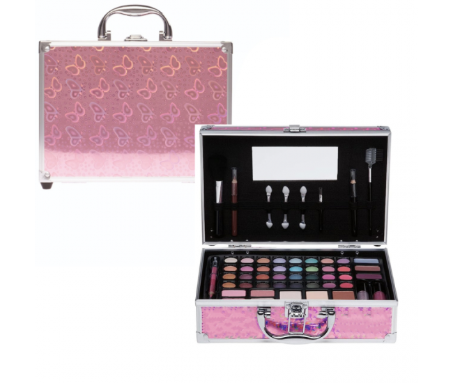 Set paleta machiaj tip geanta cosmetice 25 x 19 x 7,5 cm
